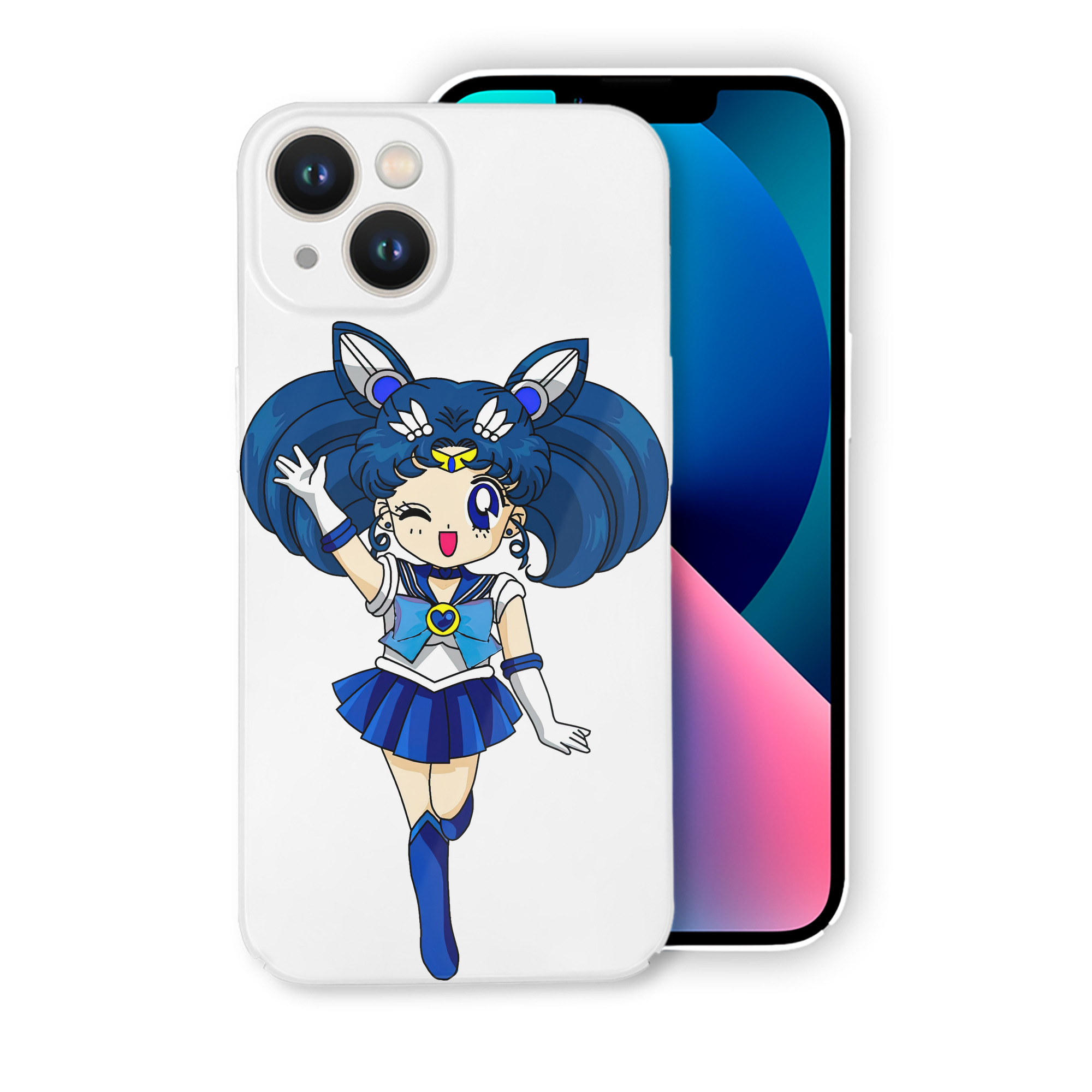 （画像用） 美少女戦士セーラームーン 水野 亜美 みずの あみ Sailor Moon Mizuno Ami 【iPhone 14シリーズ対応】ハードケース
